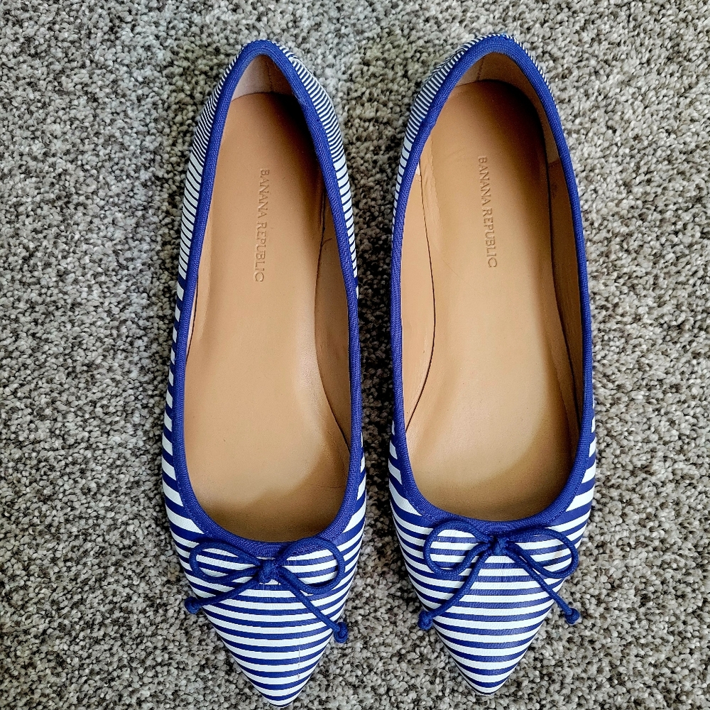 Classic Striped Flats - Picture 2 of 5